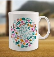 Кружка белая от 1 -10 штук (с частичной запечаткой)